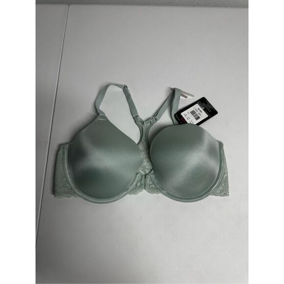 NWT Maidenform Raceback Dusty Green Lace Size 34D - Picture 1 of 9